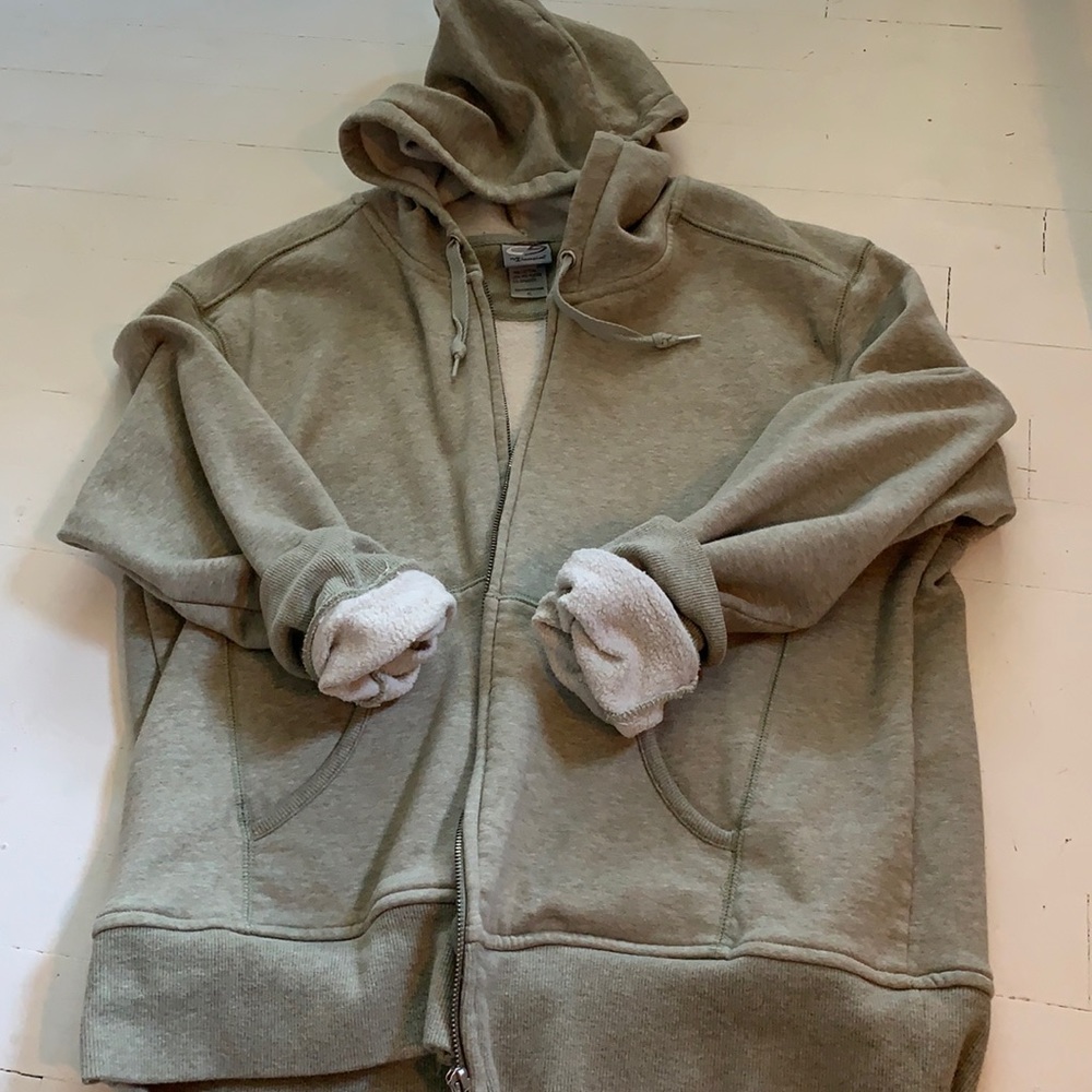 champion size xl green zip up